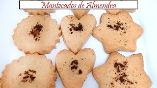 Mantecados de Almendra  Receta de Cocina en Familia [upl. by Oraneg348]