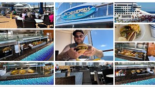 Topsiders Bar amp Grill on Norwegian Gem Cruise Line  Taste the Voyage [upl. by Oreves309]