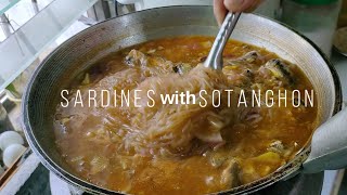 How to cook Sardines with Sotanghon [upl. by Anivram]