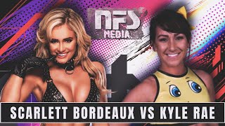 Scarlett Bordeaux VS Kylie Rae kylerae scarlettebordeaux womansprowrestling womenswrestling [upl. by Wilmer]