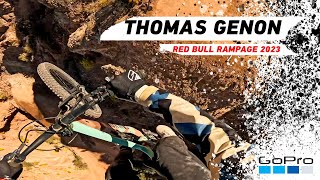 GoPro Thomas Genon Top to Bottom Run at Red Bull Rampage 2023 [upl. by Giacomo72]