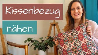 DIY Kissenbezug selber nähen für Anfänger [upl. by Yonita]