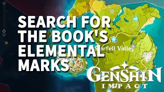 Search for the books elemental marks Genshin Impact [upl. by Engen]