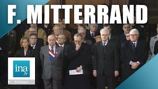 Les obsèques de François Mitterrand à Notre Dame  Archive INA [upl. by Ayortal276]