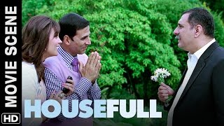 Ye mere pati nahi pati parmeshwar hai  Housefull  Movie Scene [upl. by Albert644]