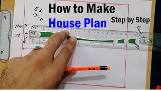 How to Make a House Plan Step by Step [upl. by Anilad]