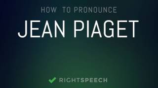 🔴 Jean Piaget  How to pronounce Jean Piaget [upl. by Brittany867]