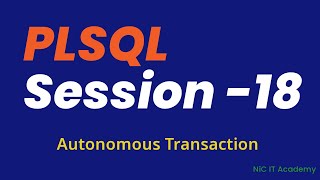 Oracle PLSQL Tutorial Day 18 ✅ Pragma Autonomous Transaction in PLSQL✅ PLSQL Interview Questions [upl. by Ramat466]