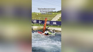 Curious about kayak cross 🤔 New to the Paris 2024 Olympics [upl. by Marjie88]