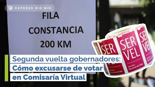 Comandante explica cómo excusarse de votar en Comisaría Virtual [upl. by Bertold]