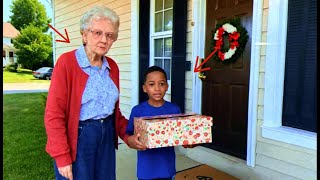 Little Boy Shows Up at Elderly Woman’s Porch with a Shoebox She Opens It and Calls 911 [upl. by Batsheva913]