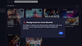 MENGATASI ERROR EA BACKGROUND SERVICE BLOCKED [upl. by Warram]