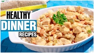 3 EASY HEALTHY DINNER RECIPES amp Ideas [upl. by Swenson]