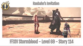 FFXIV Raubahns Invitation  Story 114  Stormblood [upl. by Cari261]