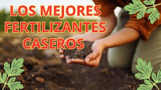 LOS MEJORES FERTILIZANTES CASEROS PARA TUS PLANTAS 🪴 [upl. by Paz932]