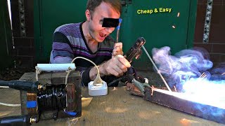 Easy Welding machine DIY  ⚡🔥 Cheap Simple Compact [upl. by Sapphire]