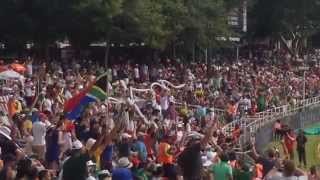 Huge beer snake at Newlands Cricket Ground Cape Town South Africa [upl. by Castillo46]