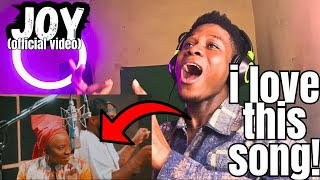 Angelique Kidjo ft Davido  Joy OfficialVisualizer Reaction video joy davido [upl. by Nichani]