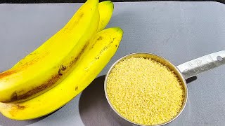 If You Have Banana amp Sooji At Home Make This Delicious Cake In Frying Pan ll Banana Cake Recipe [upl. by Alaine]