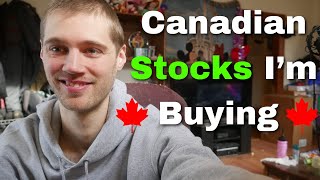 CANADIAN STOCKS Im Buying and Selling Today  January 2024 [upl. by Mllly824]