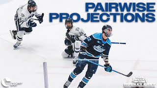 PLAYOFF SEEDING AND PAIRWISE PROJECTIONS  WHAT DOES IT MEAN  This Week in Hockey East Ep 18 [upl. by Namlak]