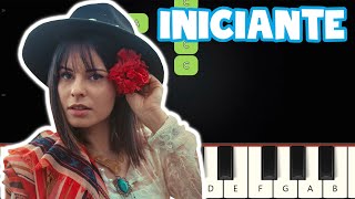 Escolhi Te Esperar  Marcela Taís  Piano e Teclado Iniciante  Nível Fácil  Tutorial [upl. by Yves]