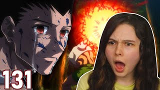 GON VS PITOU  Hunter X Hunter Ep 131 REACTION amp REVIEW [upl. by Htrag961]