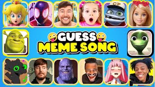 Guess The Meme Songs🔥 Hamoud habibi Cardi b MrBeast lonley Tenge [upl. by Ahsinrev]