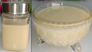 Homemade Condensed milk ll How to make Condensed Milk Recipe ll Zoya dish 22 [upl. by Llebasi]