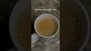 Saffron Masala Tea  Saffron Chai shorts [upl. by Safir]