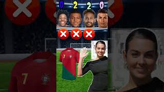 Ronaldo🐐 vs Neymar Jr😍 vs Mbappe🐢 vs IShowSpeed👑  Alisha Lehmann asks 😍 [upl. by Darcee396]