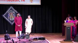 Swathi Thirunal Aradhana  Large Auditorium  Evening Concert Trichur Brothers [upl. by Nosnar]