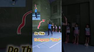 Do This 👆 To Improve Your quot Toss quot badminton [upl. by Eidoj]