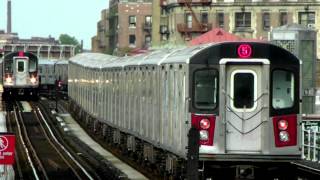 IRT Subway Seven R142s 2 amp 5 LCL  EXP Trains at Intervale Ave [upl. by Arda]