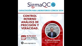 CONTROL INTERNO ANALISIS DE PRECISIÓN Y VERACIDAD [upl. by Aelahs422]