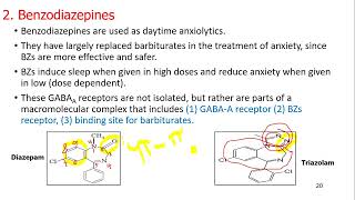 Sedative – hypnotic  Anxiolytics  part 2  pharmaceutical chemistry [upl. by Alessig]