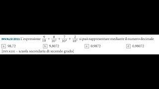 Tre esercizi dalle prove Invalsi di matematica  9 [upl. by Janean]