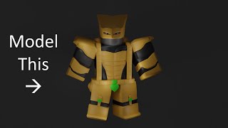 How to 3D Model Roblox Characters Blender Tutorial [upl. by Dori190]