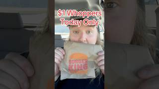 Burger King Is Selling Whoppers For 1 [upl. by Ennahoj]