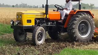 5911 power  in field  hmt  6522  ploughing [upl. by Aiceled398]