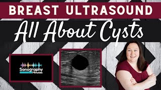 Breast Ultrasound  All About Breast Cysts  Sonographyminutes [upl. by Richie]