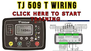 Datakom D300 wiring pdf explain  tj509t control panel  panel wiring tj509t  Teksan control wiring [upl. by Eisinger]