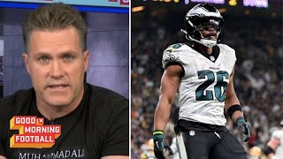 GMFB  quotBarkley is the best ever to play in Phillyquot  Kyle impressed by Eagles beat Commanders 2618 [upl. by Washko250]