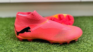 Puma Future Match Laceless FGAG Boots Review  On Feet amp Unboxing ASMR  Puma Forever Faster 4K [upl. by Xenophon220]