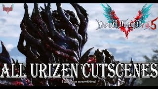 DEVIL MAY CRY 5  ALL URIZEN CUTSCENES [upl. by Aserej]