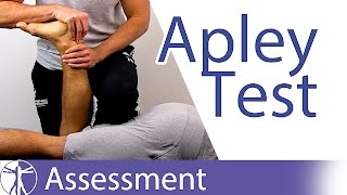 Apleys Test  Meniscus Injury [upl. by Ilanos]