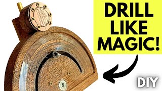 One Tool Endless Angle Possibilities DIY Drill Press Protractor diytools protractor woodworking [upl. by Shermie605]