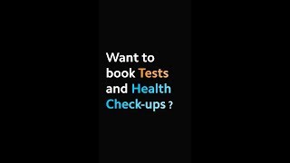 How to book Health Check up packages and lab tests online — Practo App [upl. by Botnick]