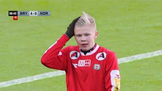 14 year old Erling Haaland was INSANE [upl. by Olson533]