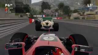 F1 2014 Game  Formula E Mod Monaco Gameplay [upl. by Mallissa]